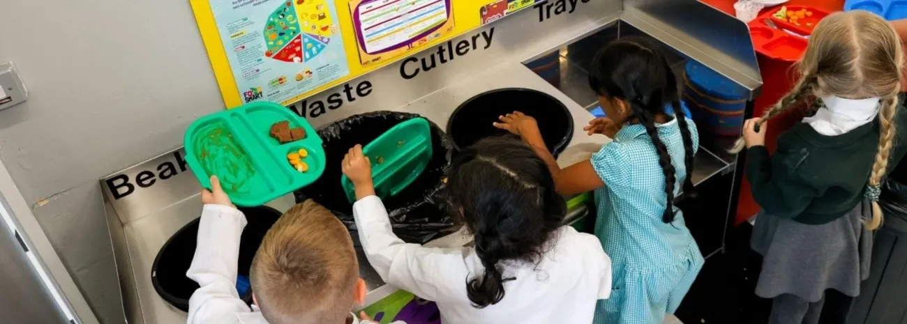 Reducing food waste in schools with the WasteWatch programme